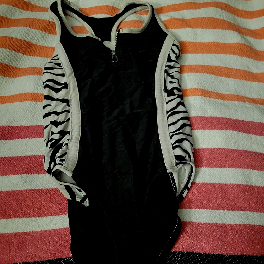 Zebra bathing suit